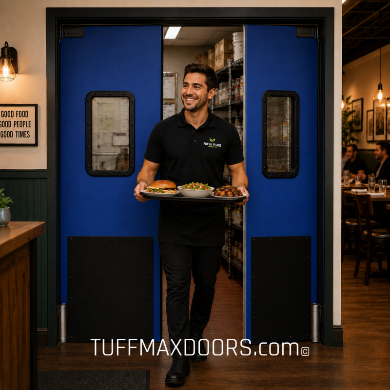 restaurant kitchen swing doors
