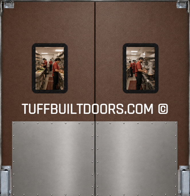 Restaurant Kitchen impact traffic Double Swing Doors
