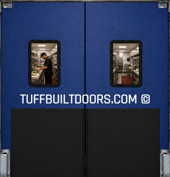 commercial swinging impact door