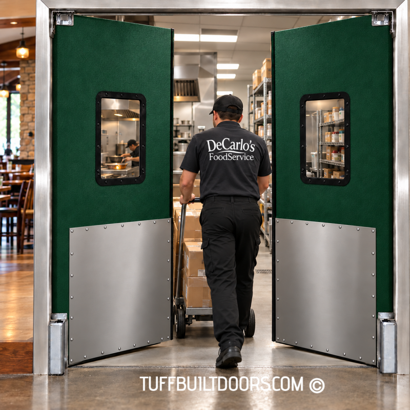 heavy duty swing doors for restaurants