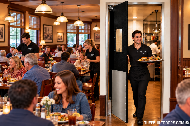 Pro Tuff 2 single restaurant kitchen doors