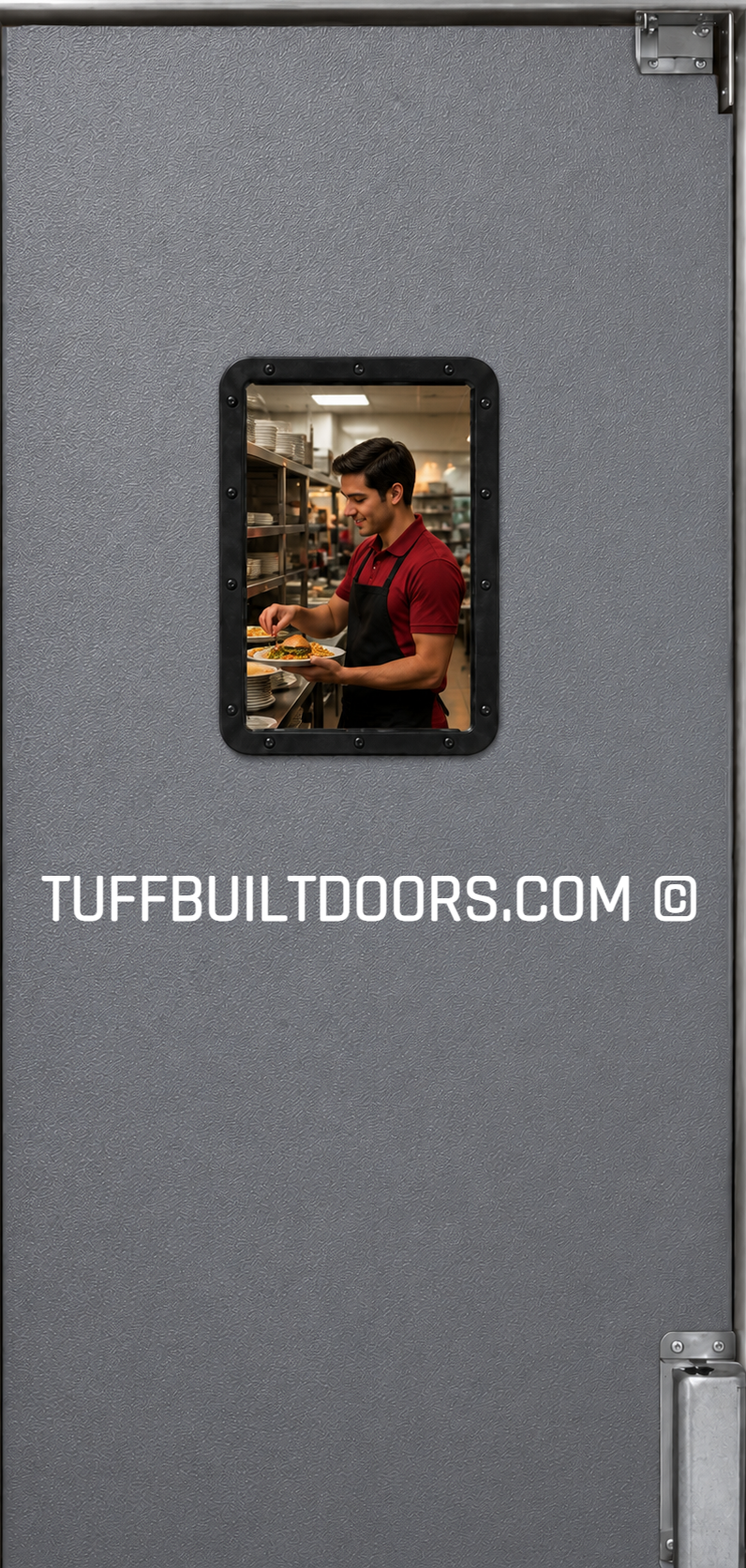 restaurnt commercial swing door