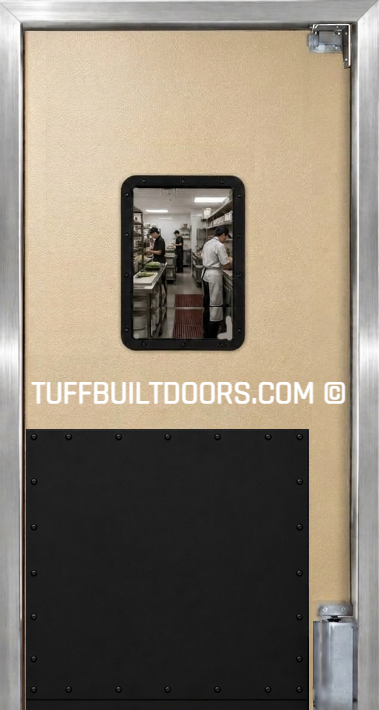 grocery swing doors