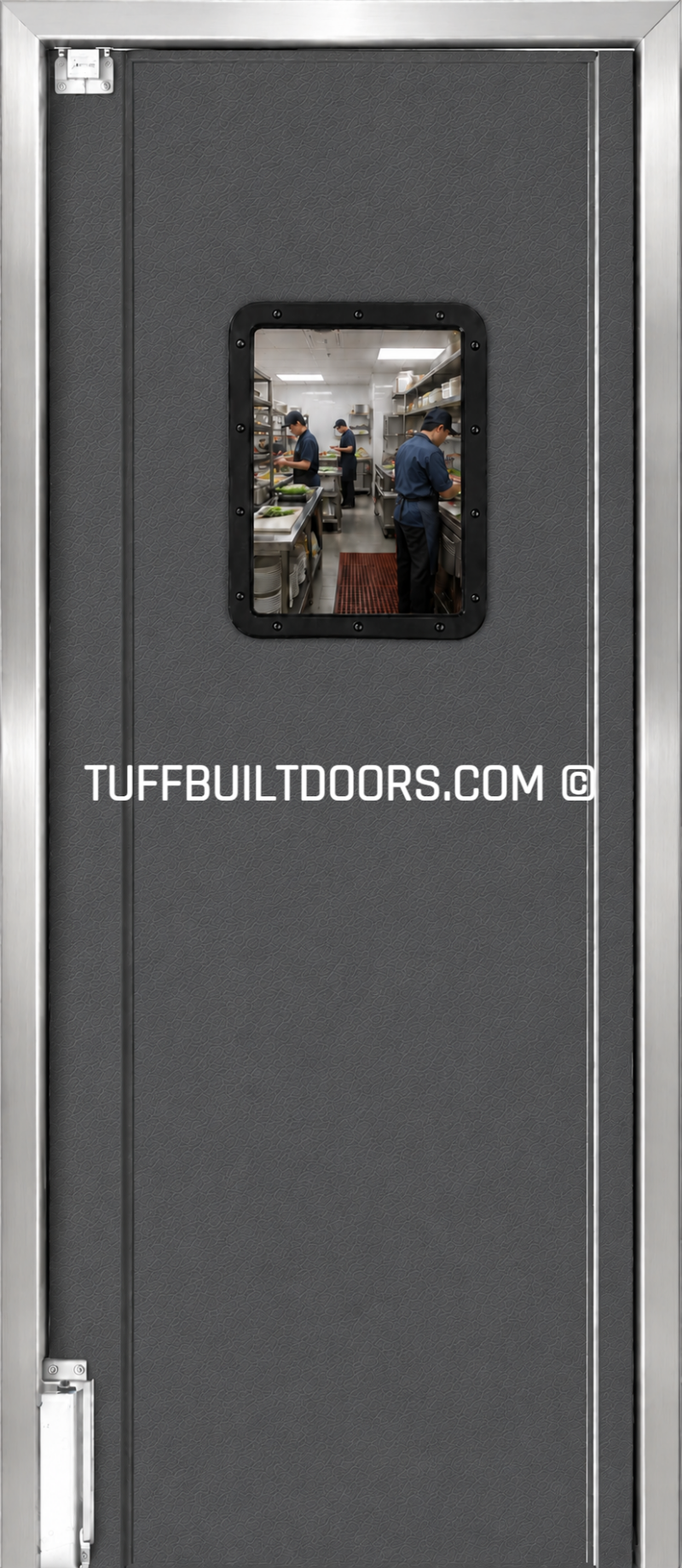 restaurant kitchen doors - grey