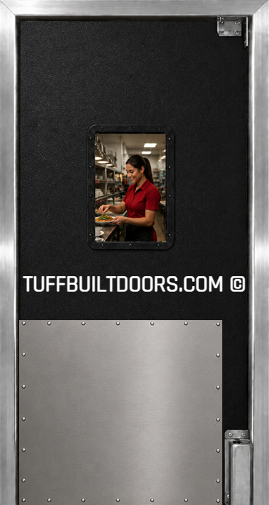 traffic door for restaurant