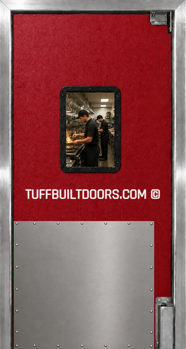 grocery swing doors