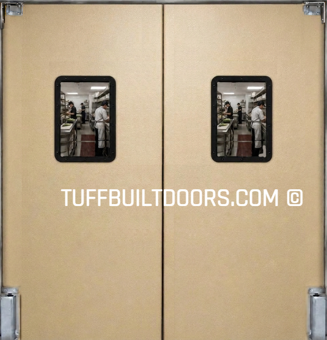 commercial restaurant kitchen swing doors