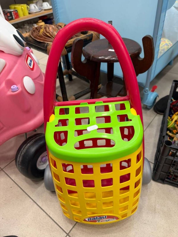 Plastic Trolley for Balls etc - Toys