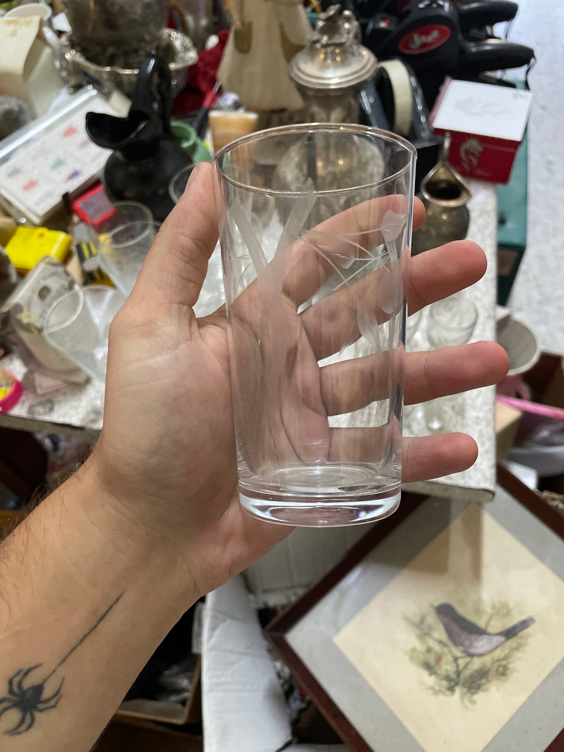 Engraved Glasses x 6