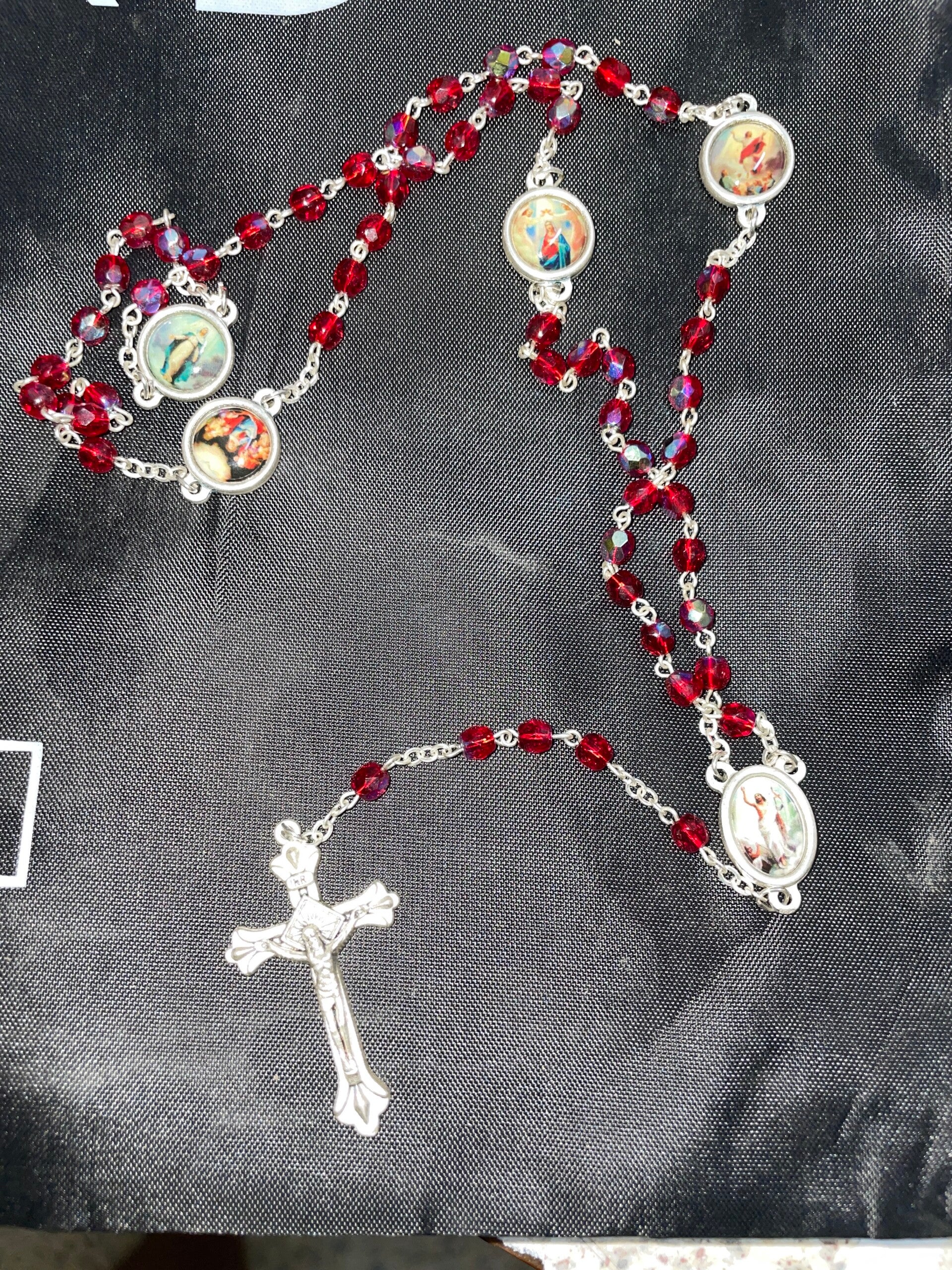 Red Rosary - Religious