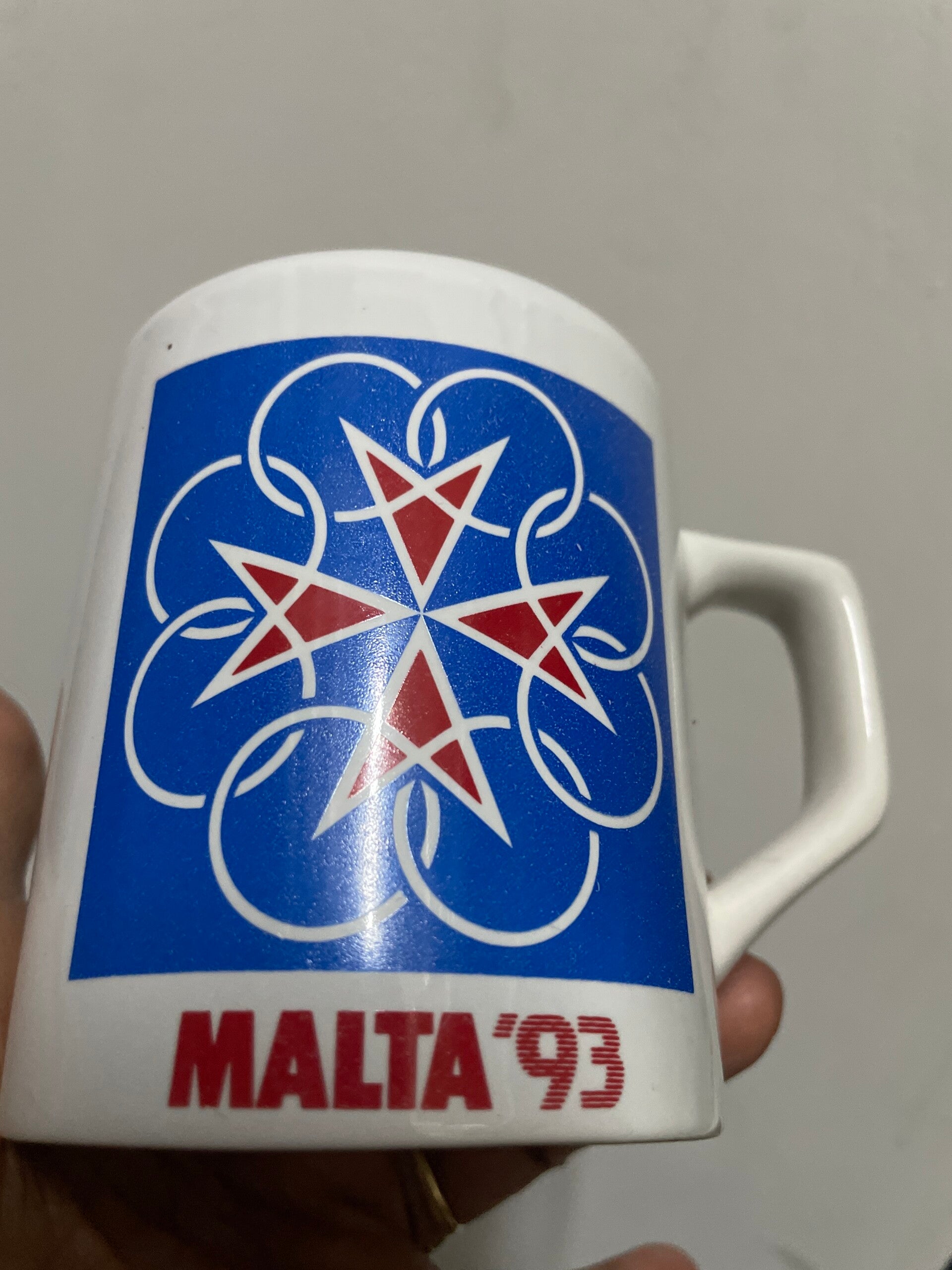 Malta 1993 Small Nations Games Mug - Collectibles - Mugs