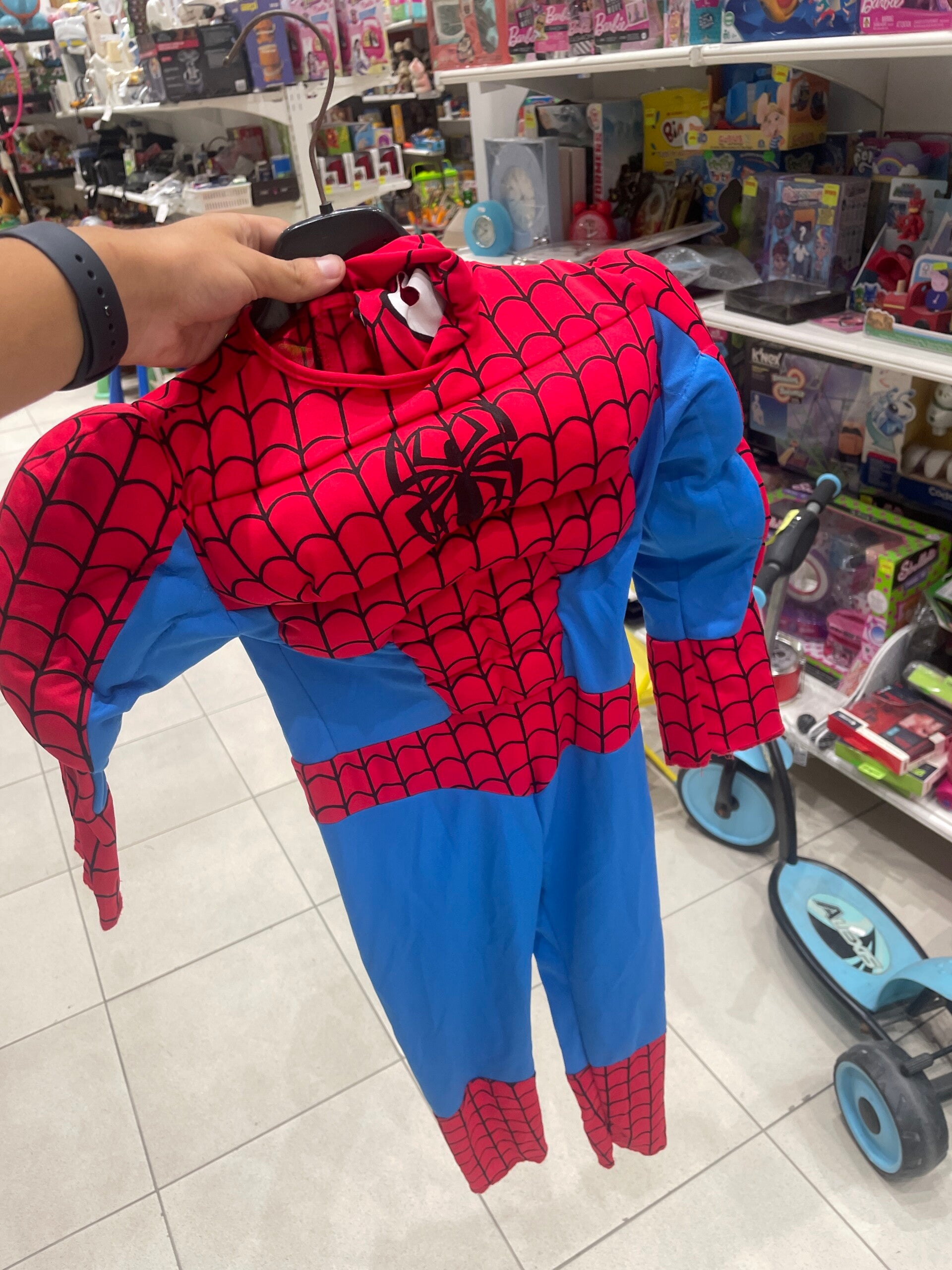 Infants Spiderman Costume - Size 5-7 Years