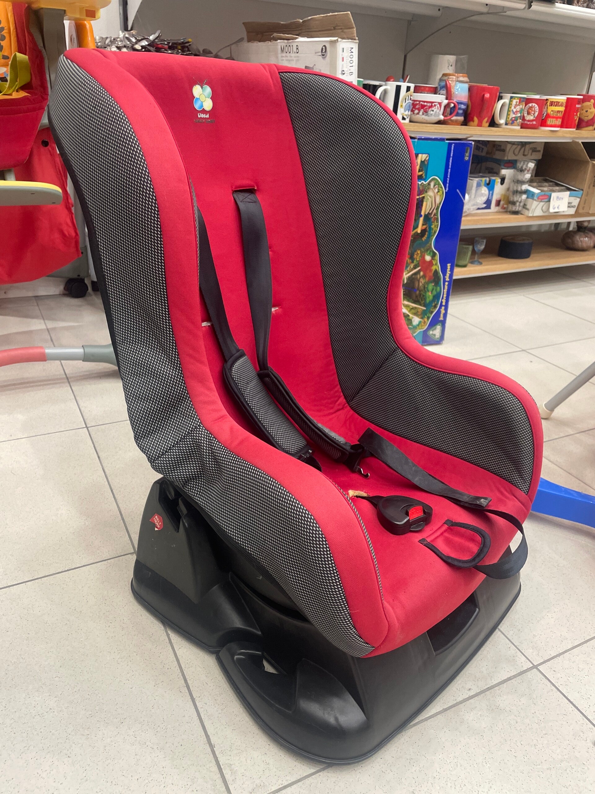 Red Baby Car Seat - Mint Condition - Babies