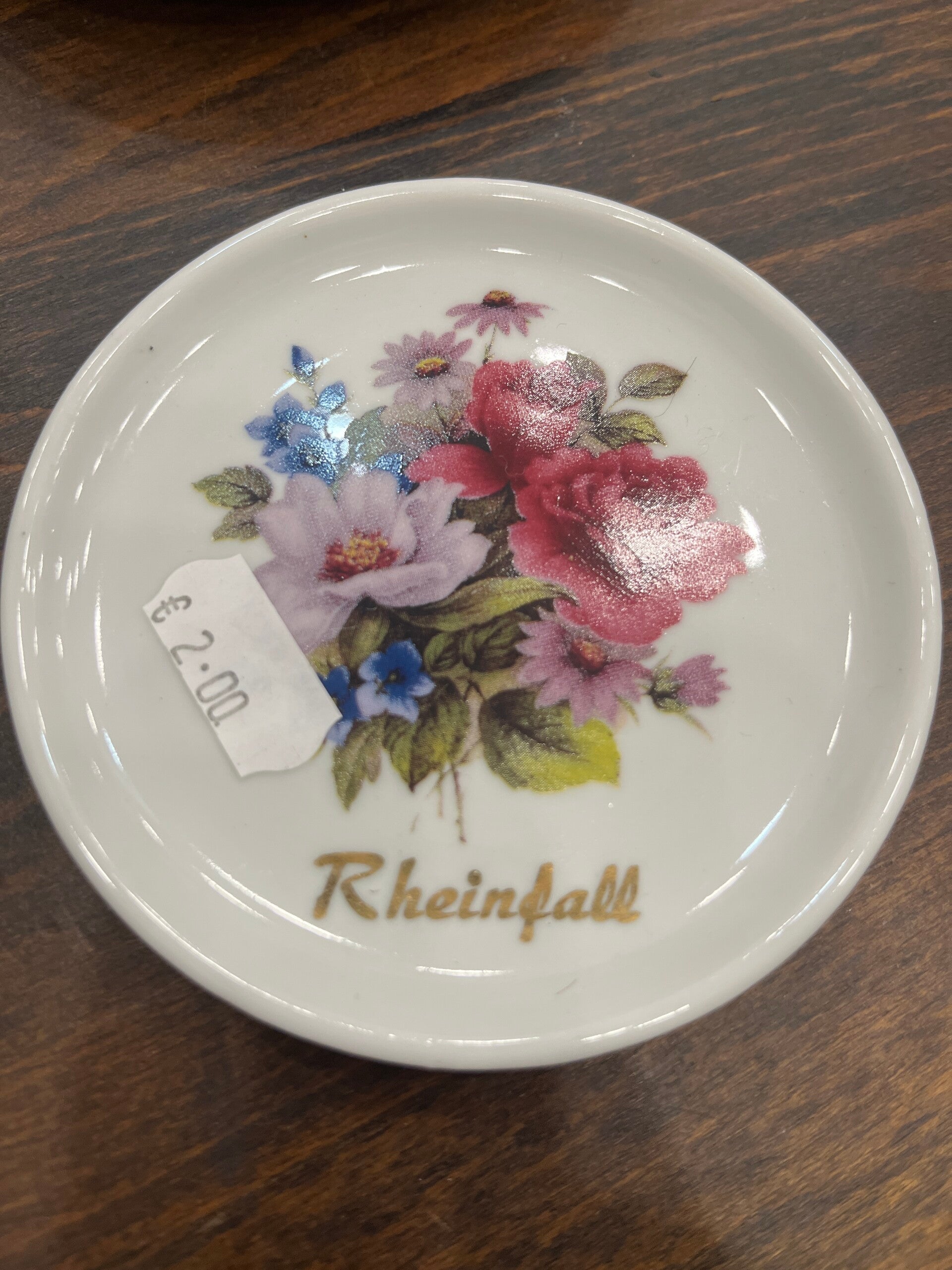 Bone China Floral Plate - Decor