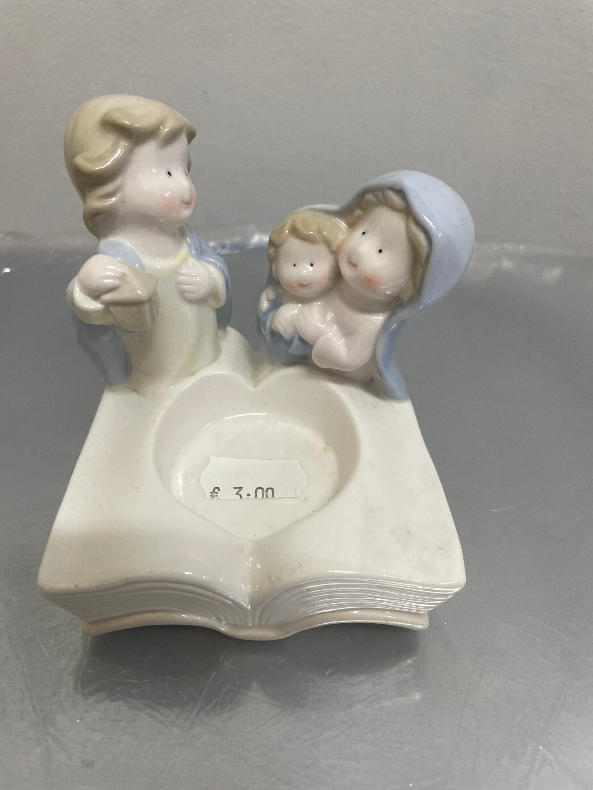 Holy Family Candle Holder In Porcelain - Candles