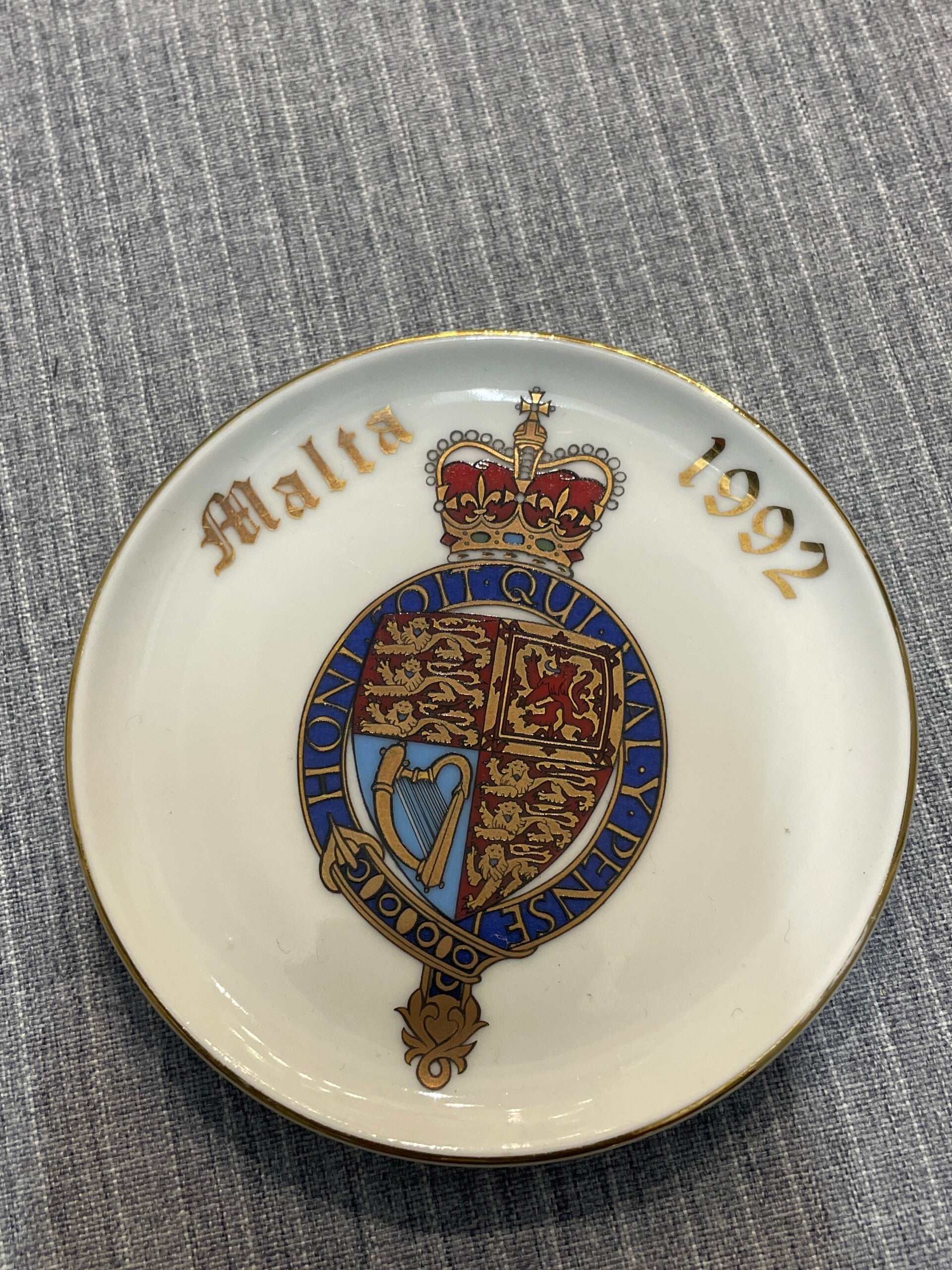 Porcelain Malta 1992 Plate - Collectibles