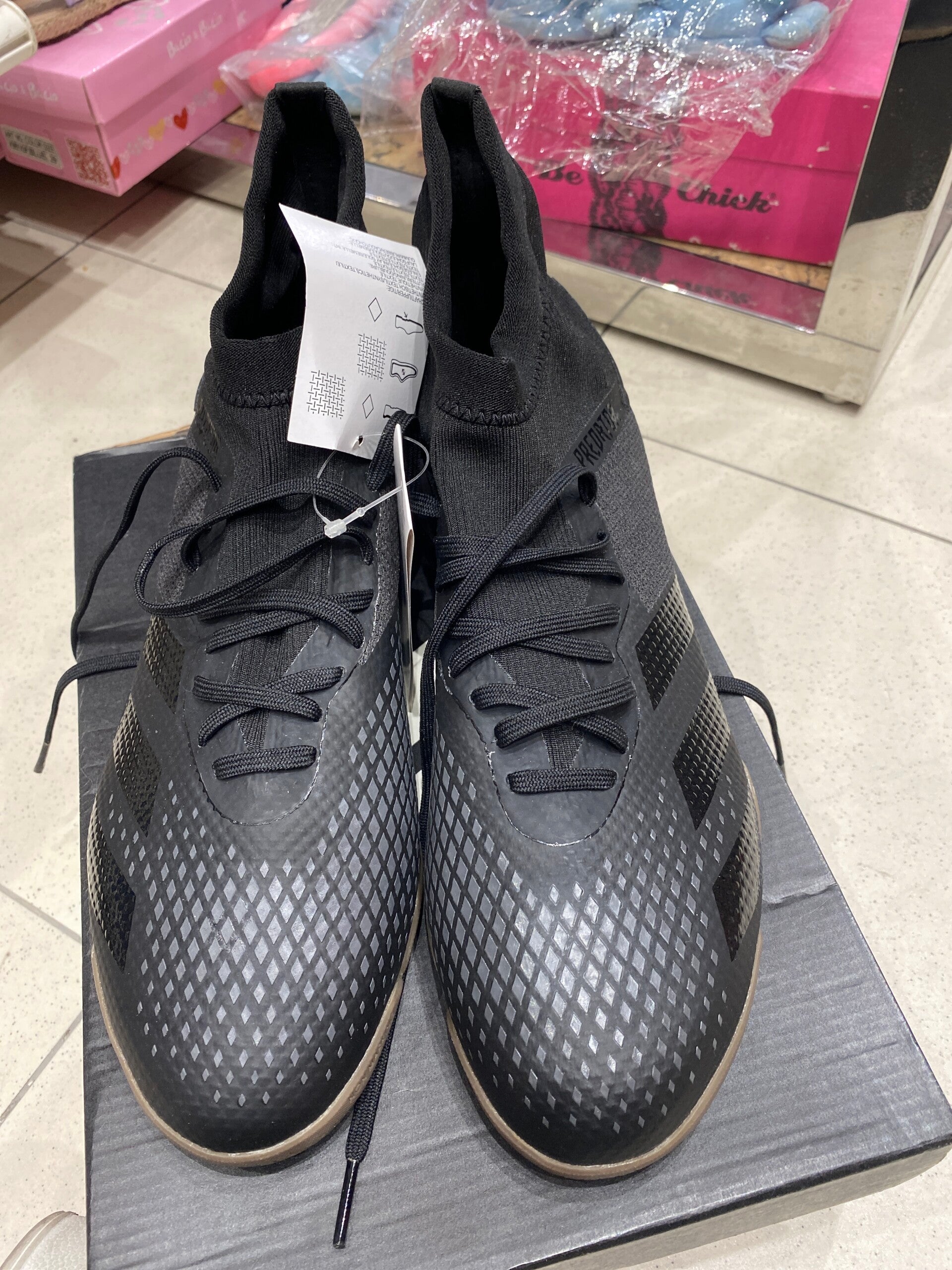 Men Adidas Predator F Shoes - New - Sizes 41.5/44/44.5