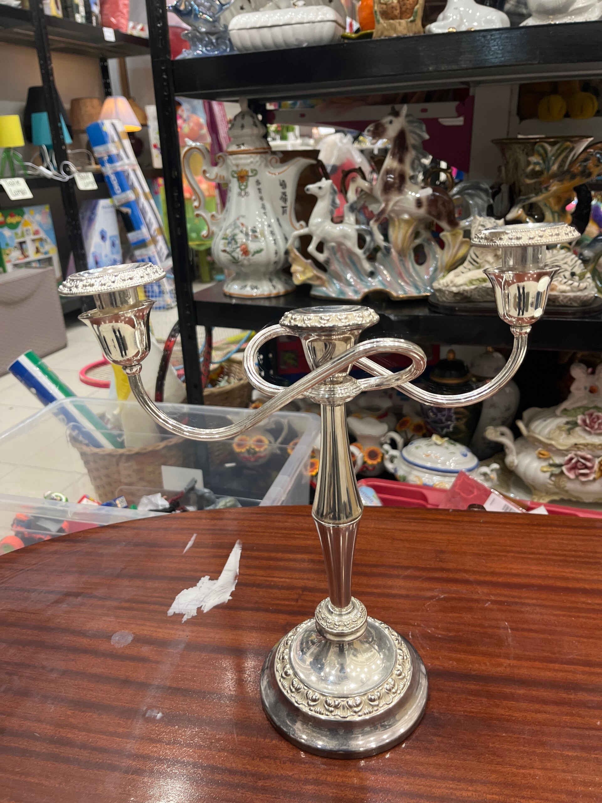 Vintage Candle Holder - Candles