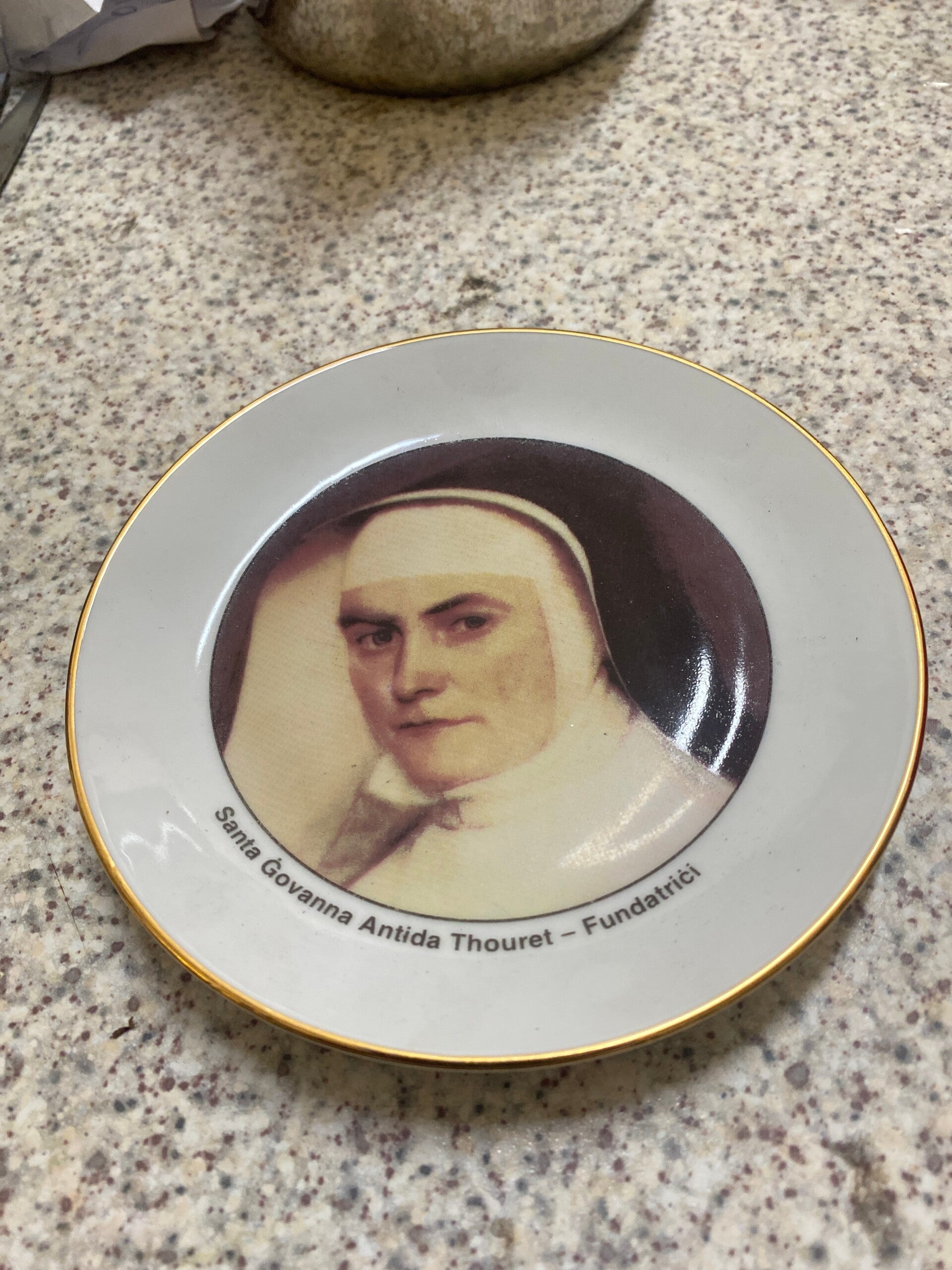 Santa Giovanna Antida Thouret Plate - Religious