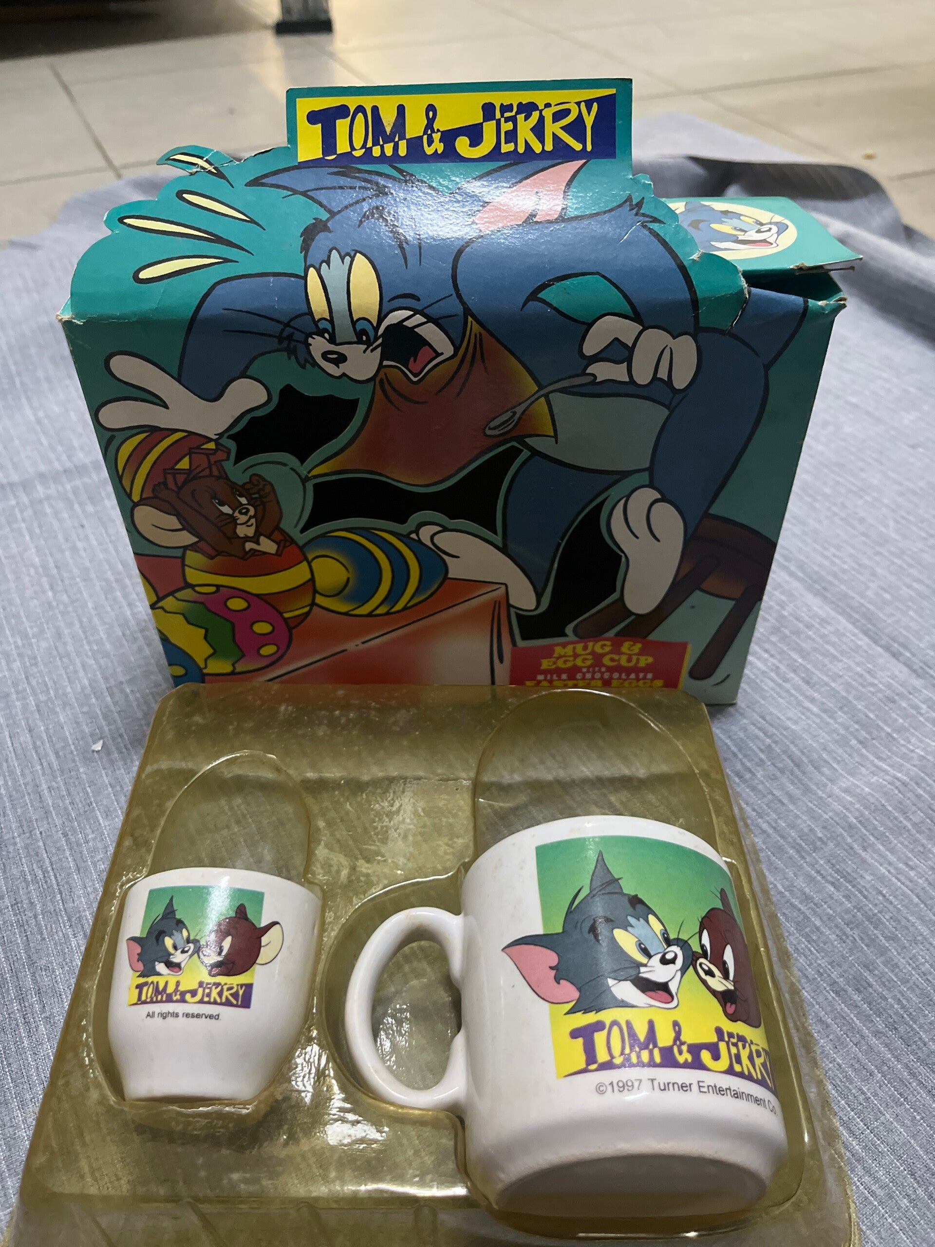 Tom & Jerry Mug & Egg Cup - New - Gifts