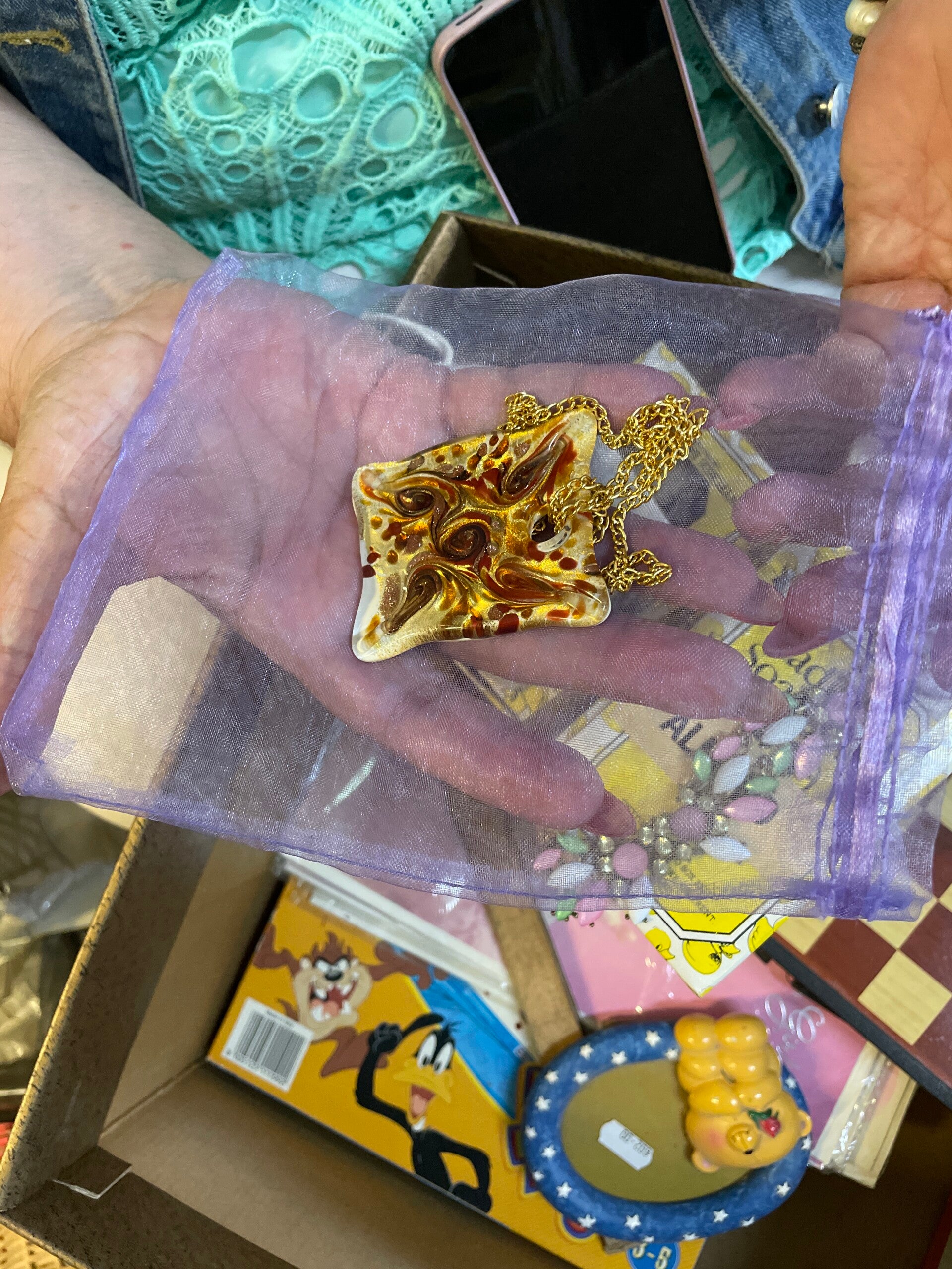 Glass Necklace - Jewelry