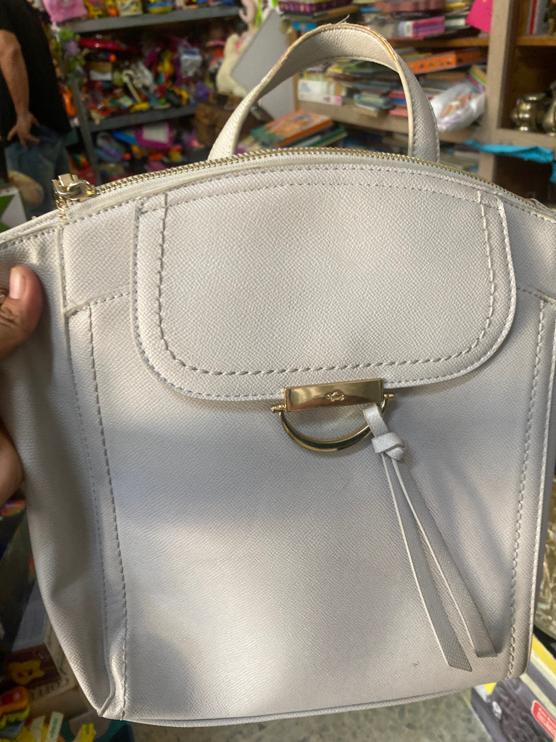 Grey Handbag - Bags