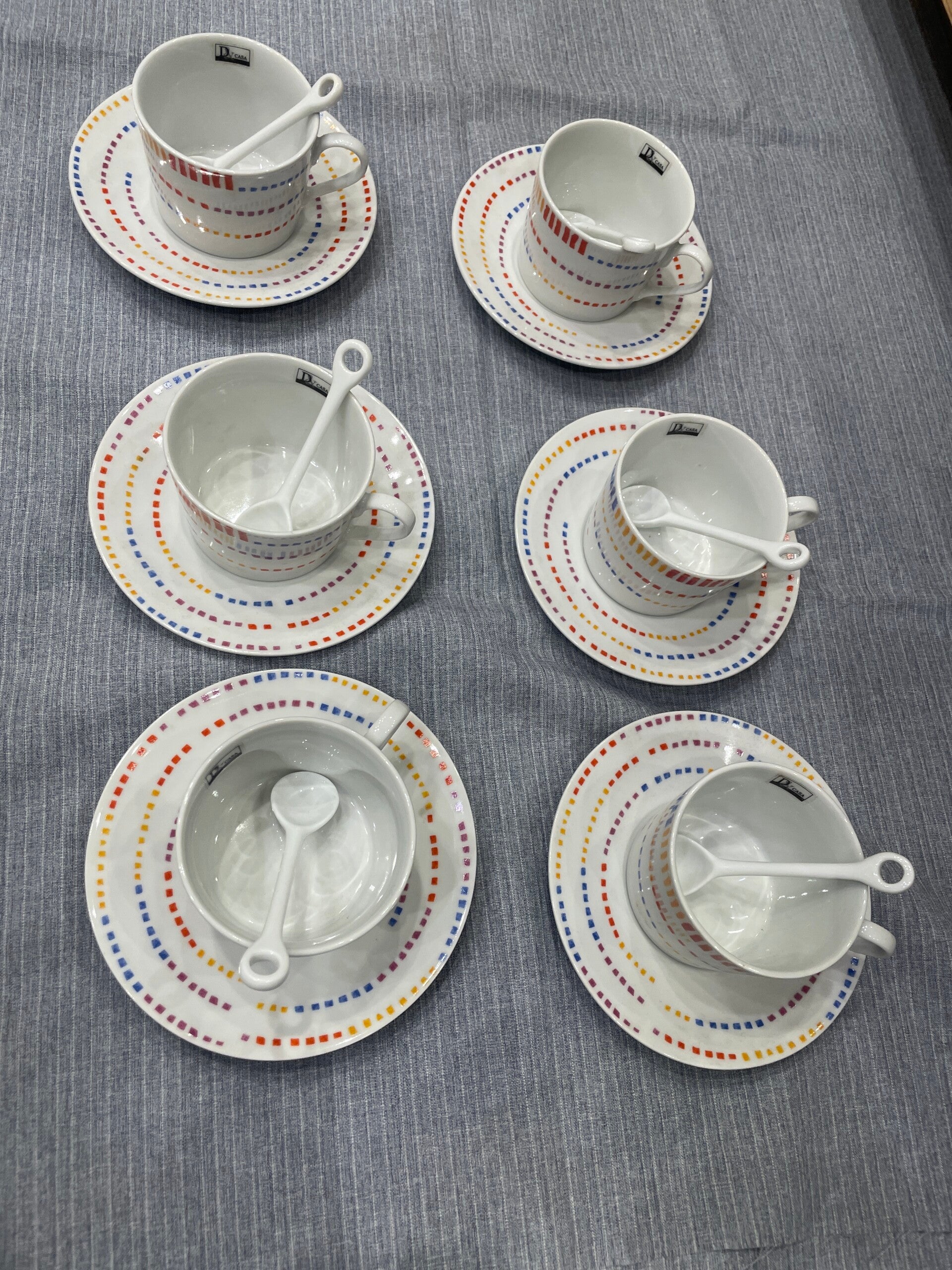 Cups & Saucers - Set of 6 - Supplies