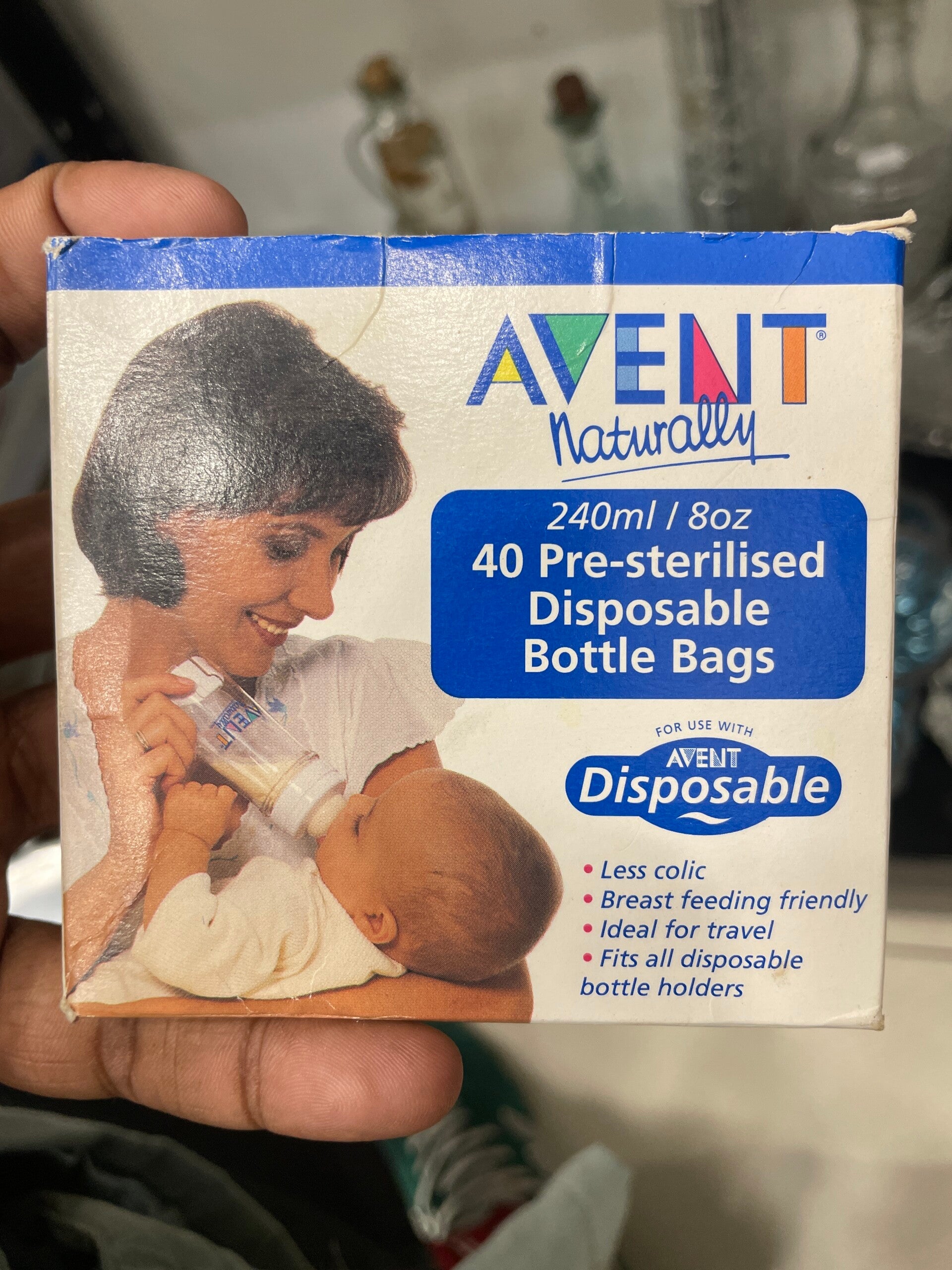40 Pre-Sterilized Disposable Bottle Bags - Babies