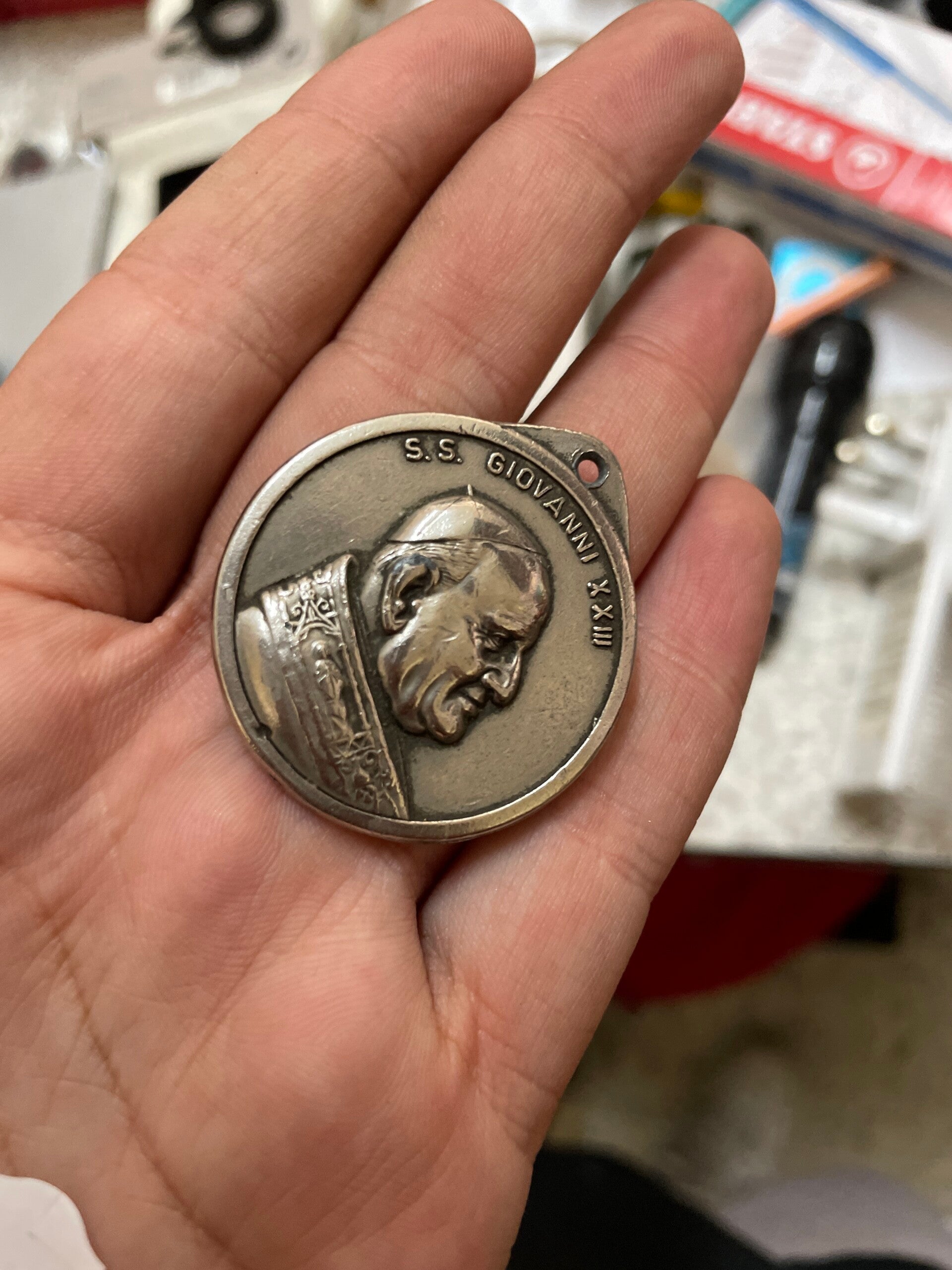 Pope Giovanni 23rd Medal - Religious