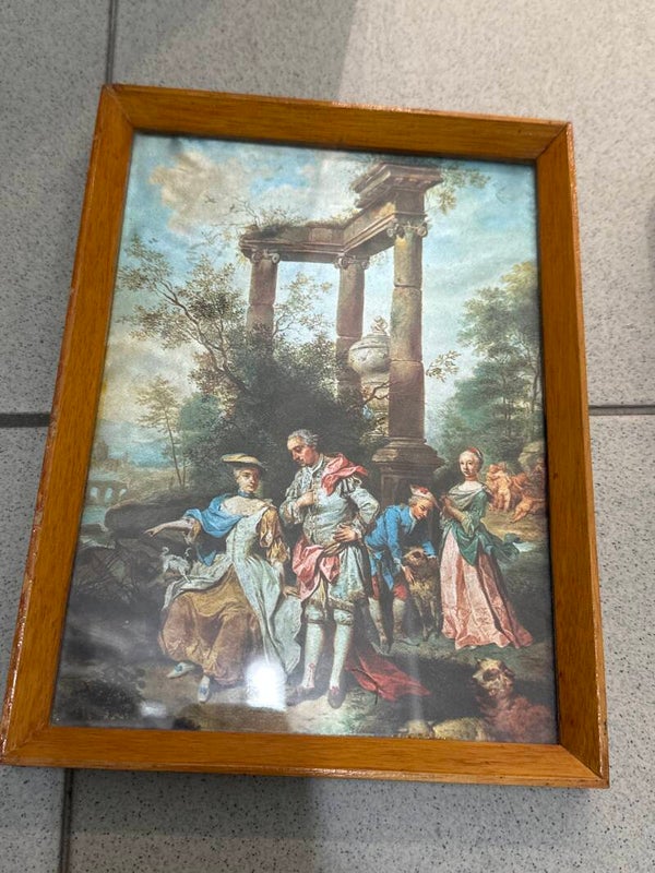 Vintage wooden frame- Decor ***
