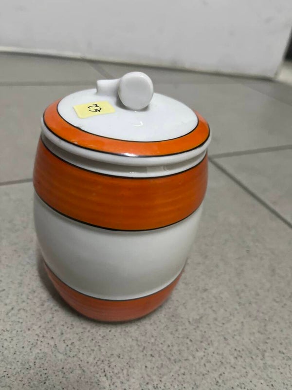 Ceramic lidded jar- Supplies ***