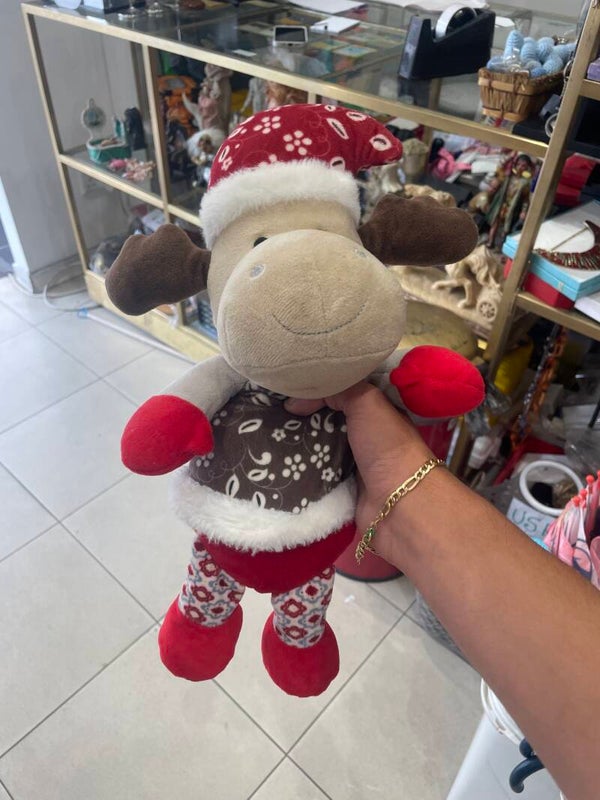 Christmas Reindeer soft toy - christmas*