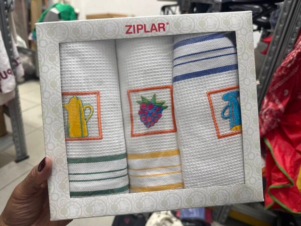 Ziplar Cotton Kitchen Dish Towels - Supplies