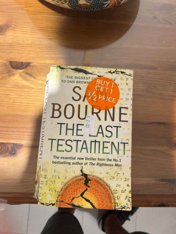 Sam Bourne The Last testament - books*