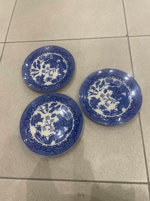 White & Blue Porcelain Plates - €5 Each - Decor