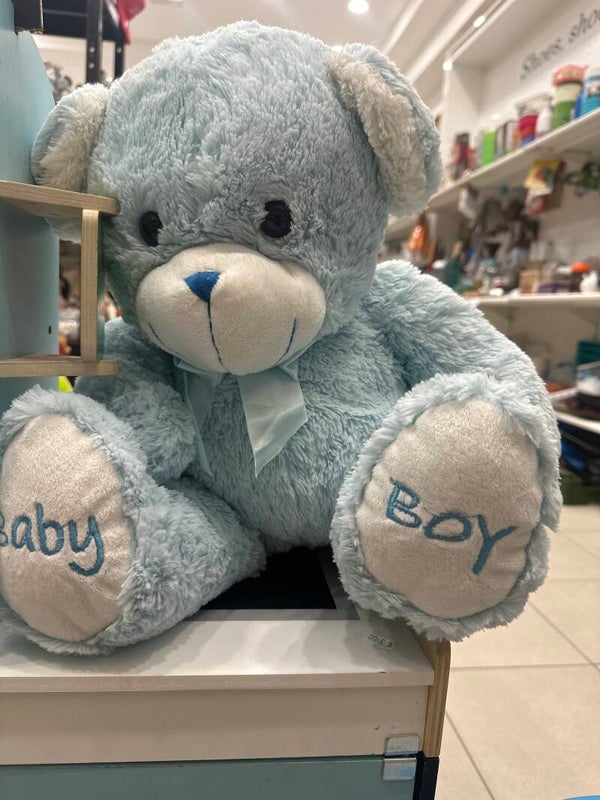 Light Blue Teddy Bear - Toys*