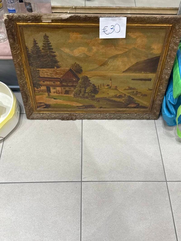 lakeside cabin painting - Decor*