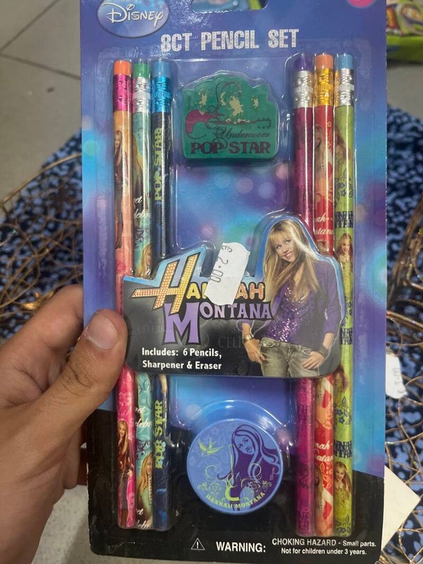 Hannah Montana 8ct Pencil Set - stationary*