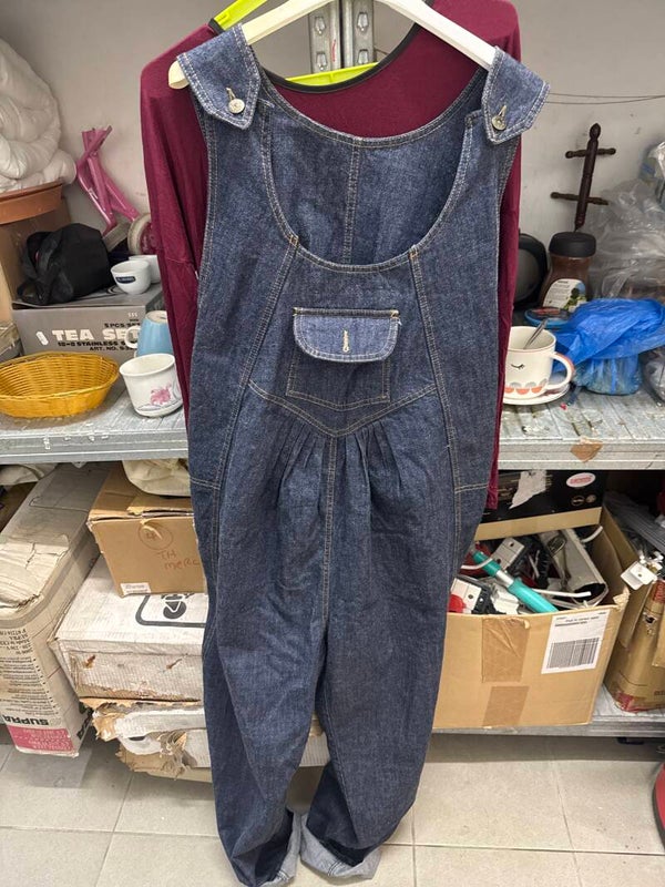 Women Denim Overalls - Size L/XL