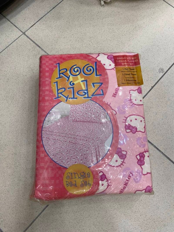 Kids Single Bed Sheets Set Flnnel - Supplies