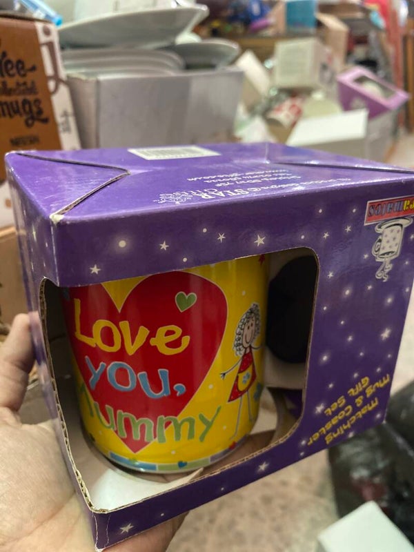 Matching Mug + Coaster Gift Set - New