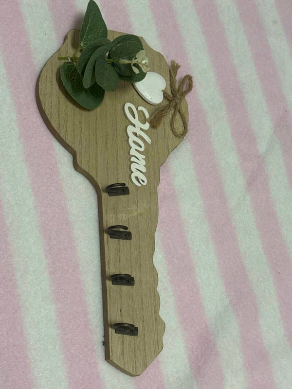Wooden wall key holder- Supplies ***