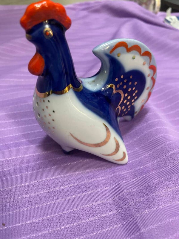 Miniature Rooster - Russian Porcelain - Collectibles