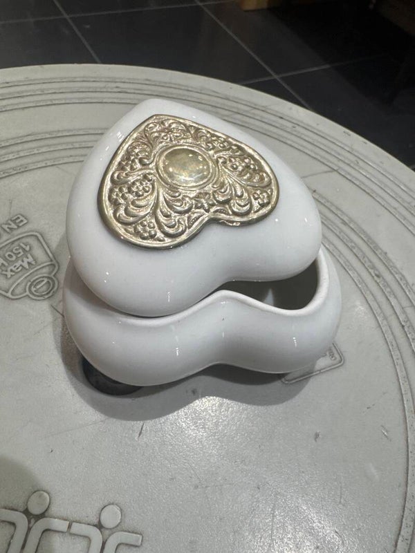 Heart-Shaped Trinket Box - Collectibles