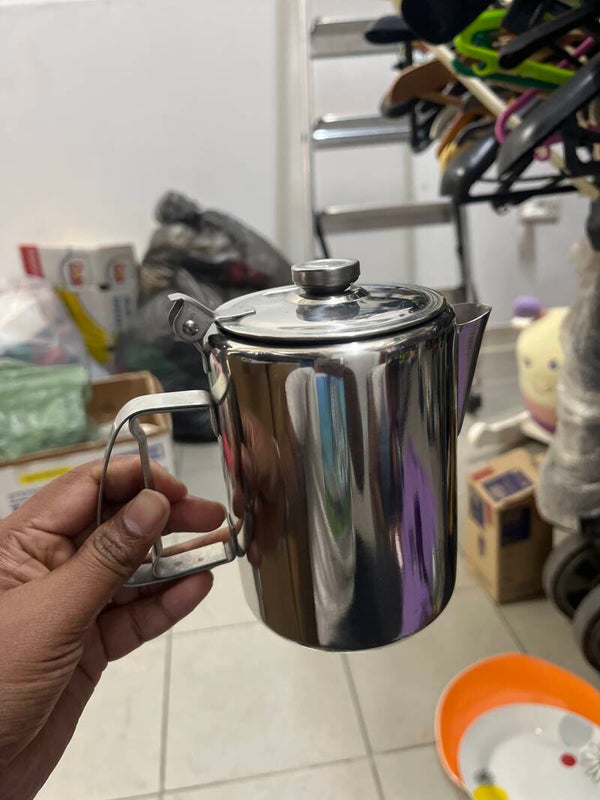 Stainless Steel Coffee Pot- Supplies***