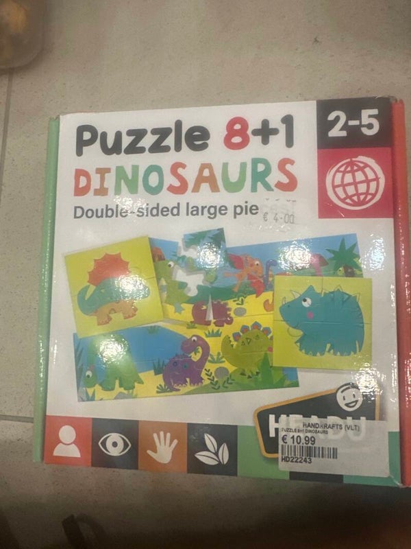 8+1 Dinosaurs puzzles - games*