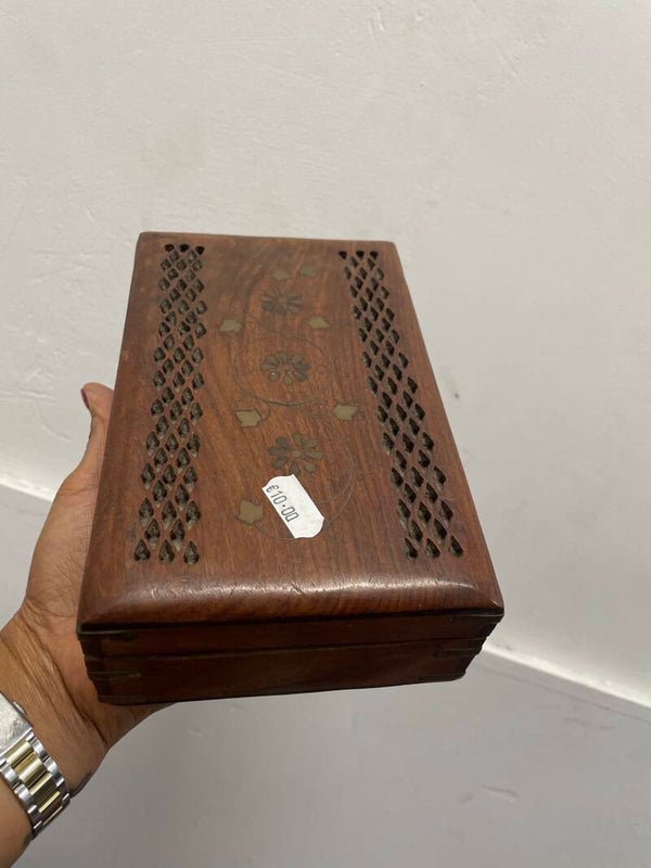 Wooden Jewelry Box - Vintage