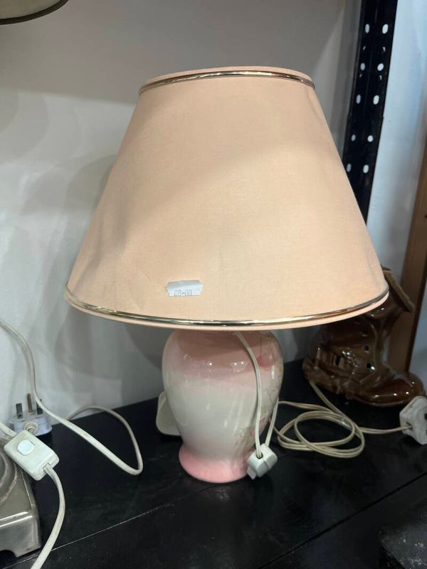 Beige Table Lamp - Electric