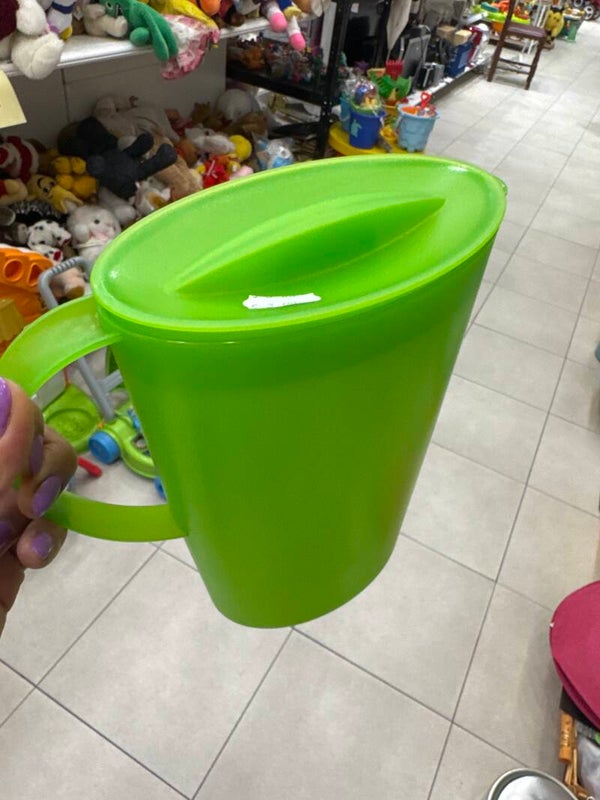 Plastic green pitcher- Supplies ***