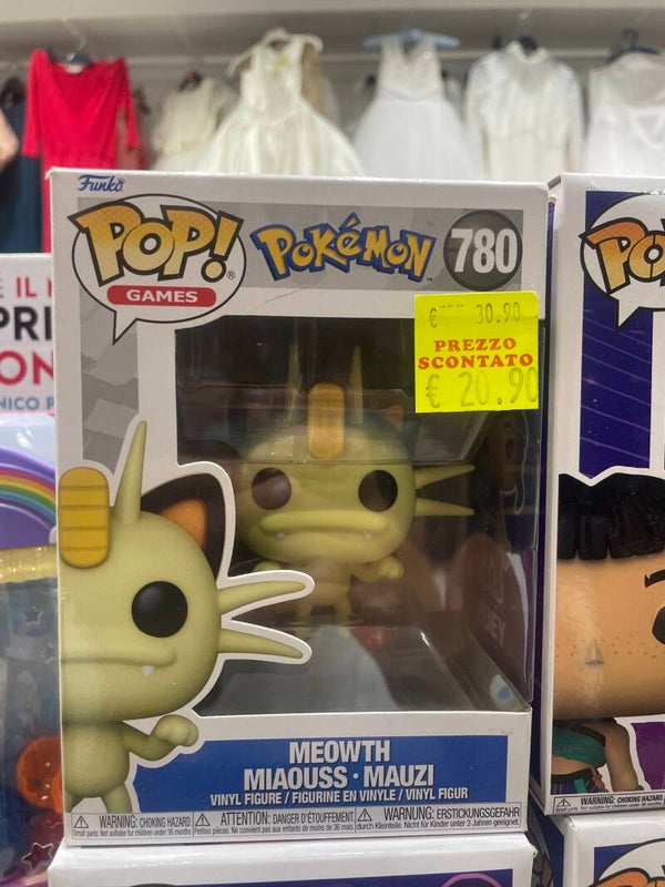Pokémon Meowth Funko Pop Zoey Figurine - Collectibles